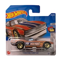 Hot Wheels 71 Mustang Funny Car - Treasure Hunt - Th - 2022 - Hcx95 1/64 Kahverengi