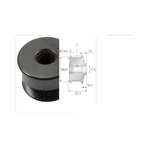 VALEO 588007 ALTERNATÖR KASNAĞI ASTRA G VECTRA C CORSA C