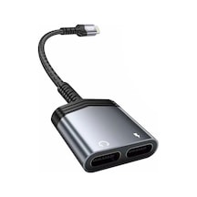 Go Des GD-UC070 2in1 Lightning Şarj Ve Ses Adaptörü Dönüştürücü
