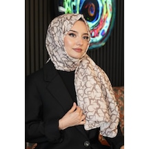 Geometrik Desen Bej Soft Pamuk Şal Çok Renkli8 Çok Renkli