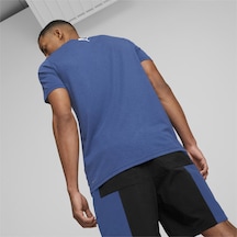 Puma 539247-01 Greatness Tee 1 Erkek Basketbol Spor Mavi Tişört Mavi