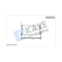 Kale 0138011ab Mekanik Versiyonu Kl363650 Fıat Fıorıno 1.3jtd 07 - Peugeot Bıpper - Cıtroen Nemo 1.3hdı 16v 75c V 12 Mt Ac/nac Brazıng 630x344x26 Su Radyatörü 1330t9-1330v0-1330y1-1330y4