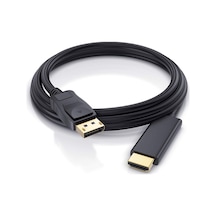Yüksek Kalite Displayport to HDMI Dönüştürücü Kablo - 3 Metre