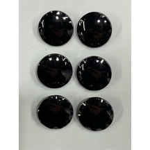 Metal Düğme/trençkot Ceket Boyu/ 6 Lı Set/2,3 Cm/jx015/siyah