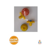 Plastik Kurmalı Topaç - Sınırsız Eğlence İçin 2 Adet Hareketli Topaç