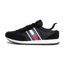 Tommy Hilfiger Tjm Runner Casual Ess Siyah Erkek Sneaker 000000000101897110 Siyah