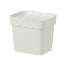 Hallbar Kutu, Atık Ayırma Kutusu, Açık Gri, 3 Litre Gri