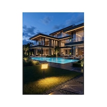 Solar Kazıklı Çim Armatür Beyaz Işık Ambe Ip65 10w Amber - 942400697 Amber