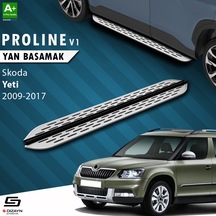 S-dizayn Skoda Yeti Oem Still Pro V1 Aluminyum Yan Basamak 173 Cm 2009-2017 A+ Kalite