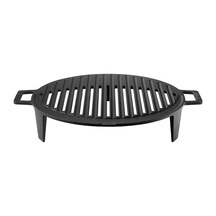 Lava Metal Silikon Kulplu Döküm Mangal Izgarası,22x32 / Demir Döküm Cam Emaye Kaplama Diğer