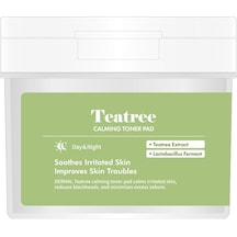 Dermal Teatree Calming Toner Pad 120 Li Çay Ağacı Özlü Gözenek Sıkılaştırıcı Ve Yatıştırıcı Tonik Ped 200 Ml