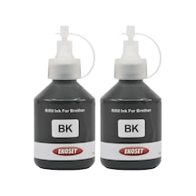 Ekoset Brother Mfc-T800 T810 T910 Uyumlu Siyah Mürekkep 2Li Set