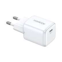 Ugreen Nexode Gan 2 Mini 20w Type-c Pd Hızlı Şarj Cihazı Beyaz