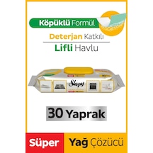 Easy Clean Süper Yağ Çözücü Yüzey Temizlik Havlusu&mendili 30 Yaprak Diğer