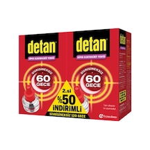 Detan Süper Elektrolikit Yedeği 2'li 60 Gece