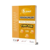 5. Sınıf Fen Bilimleri Kazanım Takip Denemeleri -  KVA Yayınları