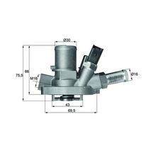 Termostat - Alfa Romeo Mito, Grande Punto, Doblo, Bravo, Linea - Mahle-tı14780