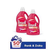 Perwoll Renkliler Sıvı Çamaşır Deterjanı 50 Yıkama 2 x 3 L