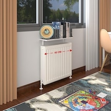 Kenzlife Petek Üstü Raf Dresuar Golden Boy Gri 040 24 Tekli Kitaplık Duvar Rafı 040 Cm Uzunluk Gri