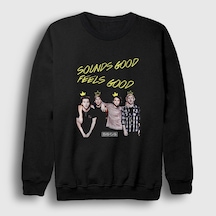 Presmono Unisex Band 5 Seconds Of Summer Sweatshirt Siyah