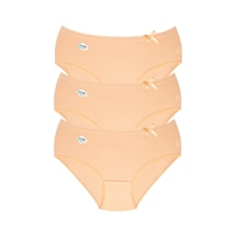 Dondeza 3'Lü Bambu  L / Xl Beden Ten 15 Kadın Külot Ten Rengi