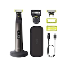 Philips Oneblade Pro 360 Yüz Ve Vücut - Elektrikli Tıraş Makinesi, Düzeltici Ve Vücut Bakım Seti, 2x 360 Bıçak, Hassas Tarak, 2x Vücut Aparatı, Seyahat Çantası, Şarj İstasyonu, Yüz Ve Vücut İçin Qp6652/30