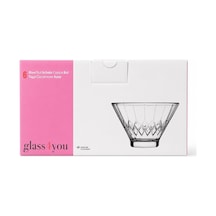 Paşabahçe Glass4you Vanilla Cam Kase 6'li Set 530436-10 Cm Çok Renkli