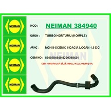 Bescher Turbo Hortumu Renault Turbo Hortumu Komple Megane Iı 02 Scenıc Iı 02 Dacıa Logan 06 1.5dci Neıman 384940 8200384940 8200240894 8200398421