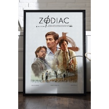Zodiac Siyah Ahşap Çerçeveli Poster, Dekoratif Film Duvar Tablosu