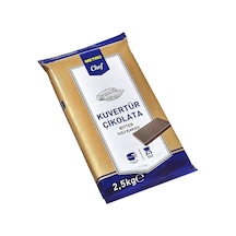 Metro Chef Kuvertür %53 Bitter Çikolata 2,5 Kg Pastacılık Ürünü Tarı