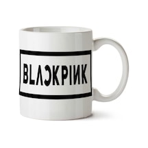 Blackpink Siyah Yazı.png İki Tarafı Baskılı Kupa Bardak Çok Renkli