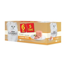 Gourmet Kıyılmış Hindi Etli Kedi Konservesi 6 Al 5 Öde 85 Gr