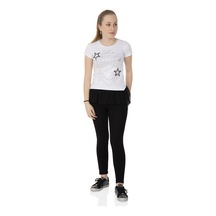 Toontoy Kids Toontoy Kız Çocuk Tişört Tüllü Beyaz