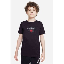 Bon Jovi Baskılı Unisex Çocuk Siyah T-Shirt