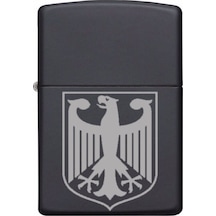 Wehrmacht Alman Eski Madalya Lazer Silinmez Resimli Benzinli Çakmak Hediye İsim Yazılır Siyah