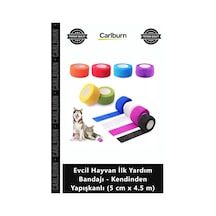 Özel Üretim Esnek Kedi Köpek Evcil Hayvan İlk Yardım Bandajı Kendinden Yapışkanlı 5 Cm X 45 M
