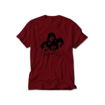 Pink Floyd Group Kırmızı Tişört-Kırmızı