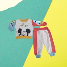 Murat Baby Mickey Mouse Erkek Çocuk Takım Krem