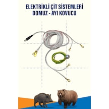 Elektrikli Çit Kablo Seti Akü, Panel, Cihaz Ve Topraklama Bağlantı Kabloları