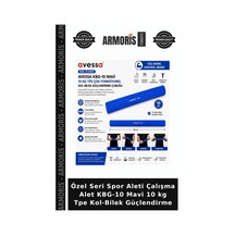 Özel Seri Spor Aleti Çalışma Alet Kbg-10 Mavi 10 Kg Tpe Kol-bilek Güçlendirme