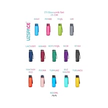 Uzspace Tritan Bpa'sız 25 CM Su Matarası 2'li Set 800 ML