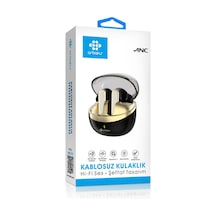 Arbaks Arb-707 Siyah-altın Bluetooth 5.4 Anc Şeffaf Tasarımlı Tws Kablosuz Kulaklık