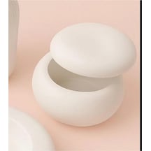 Bernami Mumluk Şamdanpinterest Yuvarlak Taş Tozu Mum Kavanozu Söz Hediyelik, Nişan Hediyelik, Tealight Mumlu Hediyelik - 1 Adet Diğer