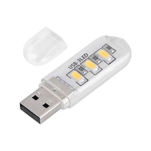 Portatif Mini Usb Led Işık Gece Okuma Kamp Lambası