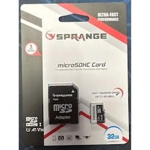 Sprange SM-32 Class10 32 GB Micro SDHC Hafıza Kartı
