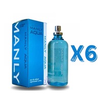 Manly Aqua Erkek Parfüm EDC 6 x 125 ML