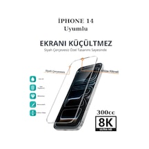 İphone 14 Tam Uyumlu 8k Çerçevesiz Tam Kaplayan 300cc Anti-satic Esd Ekran Koruyucu 9htemperli Cam