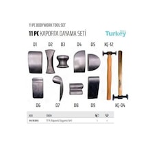 Rico 016-RC3864 11 Pc Kaporta Dayama Seti