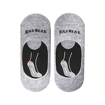 Bad Bear Core Zero Gri Melanj Unisex Babet Çorap-gri Melanj Gri Melanj