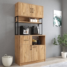 Tanmob Mtd0102 İnci 90 Cm Kapaklı Çekmeceli Raflı Mutfak Dolabı Çam Çam Tanmob Mtd0102 İnci 90 Cm Kapaklı Çekmeceli Raflı Mutfak Dolabı Çam Çam